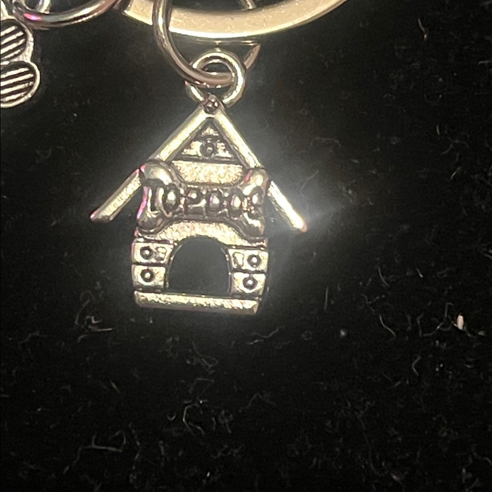 Dog Mom Keychain Pendant with Pink Paw Accent - Unbranded - Picture 7 of 8